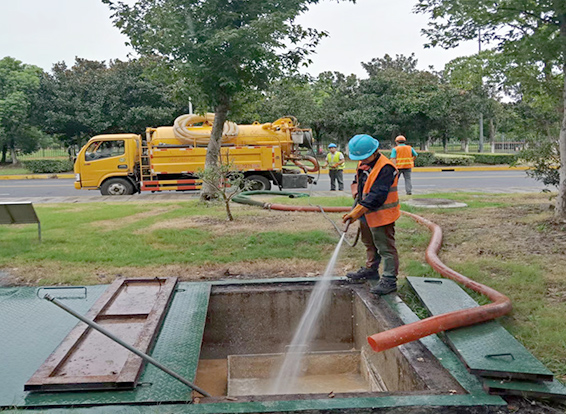 石棉化油池清理